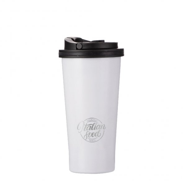 Thermo-Becher Coffee-To-Go (480 ml / weiß / für Sublimationsdrucke geeignet)