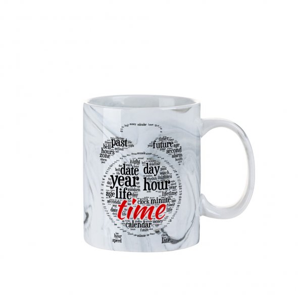 Sublimations-Tasse marmoriert (330 ml)