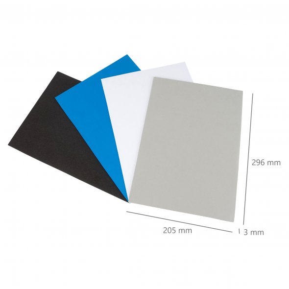 3D Stickschaum (L 296 x B 205 x T 3 mm / 2 Stück / verschiedene Farben)
