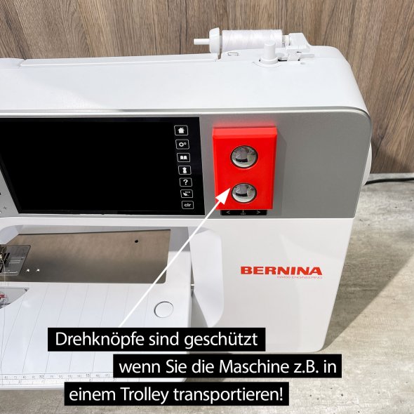 Transportschutz-Sicherung für Bernina 4er / 5er / 7er und 8er Serie (Schutz der Einstellräder)