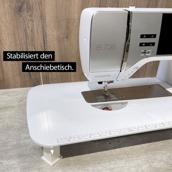 Stabilisierung für Bernina Anschiebetisch (3er Pack)