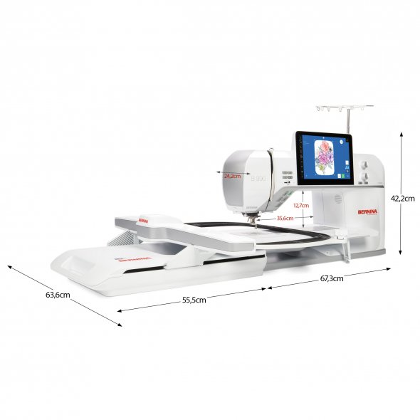 Bernina 990 das neue TOP Modell mit Stickmodul