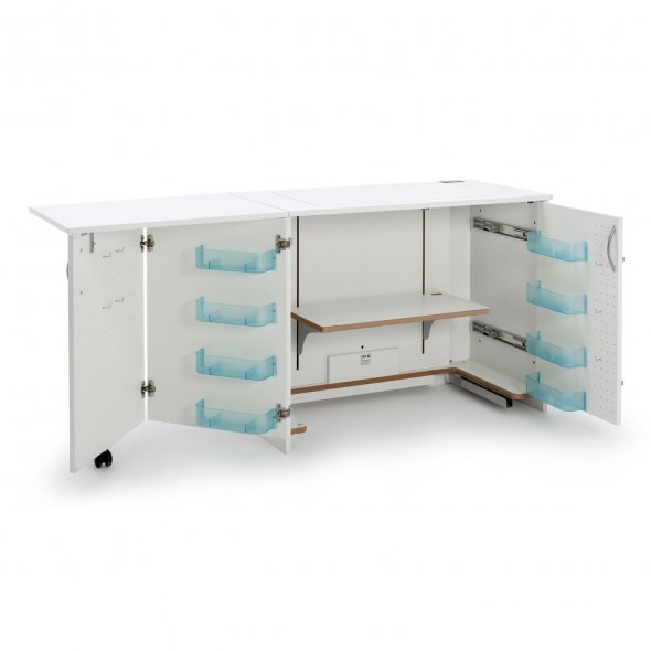 STACK sew-folder-UP Nähmöbel Klapp-Platte 34.44-L mit  elektronischem Lift