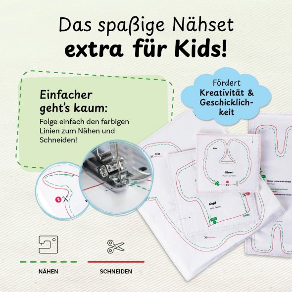 cuci cuci Nähbaukastenset "Alpaka Anton"