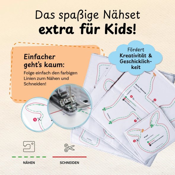 cuci cuci Nähbaukastenset "Pferd Pepper"
