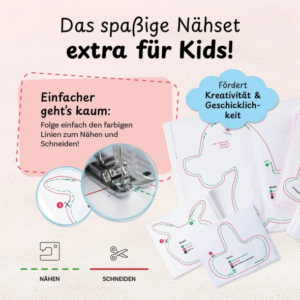 cuci cuci Nähbaukastenset "Einhorn Elly"