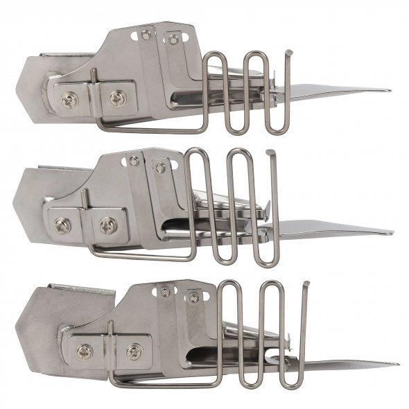 3er Bundle Bandeinfasser für Baby Lock Cover (8/30 mm / 10/35 mm / 12/40 mm / mit Rechen)