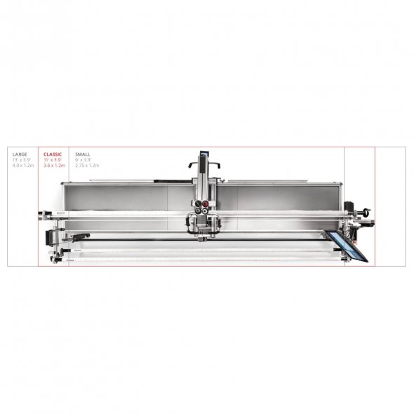 Bernina Q 24 Langarm Quiltmaschine mit Pro Large Quiltrahmen