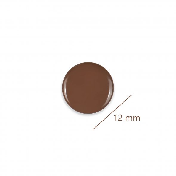 Prym Druckknöpfe Jersey (12 mm/ dunkelbraun / 20 St.)