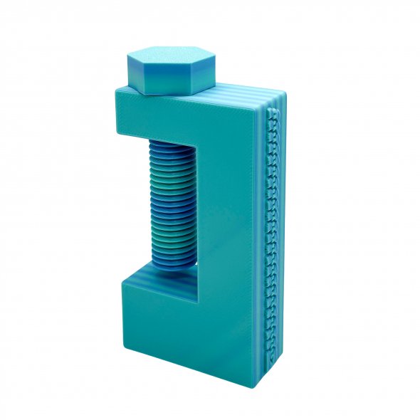 Nähwelt Flach Reißverschluss-Einfädler (blau-türkis / YKK-Reißverschlüsse)