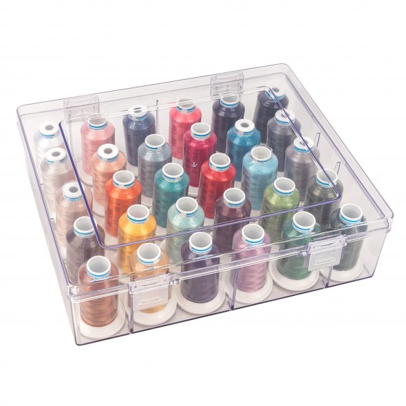 Gütermann Super Brite Stickgarnbox Polyester 40 (1.000 m / 30 Spulen)