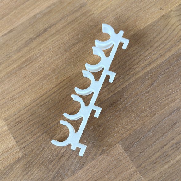 Lochwand - Spulenhalter vertikal (5x1 Spulen)