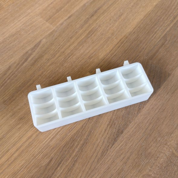 Lochwand - Spulenhalter horizontal (5x3 Spulen)