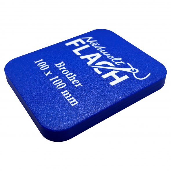 Stickrahmen-Unterlage für Brother Stickrahmen 100x100 mm (blau)