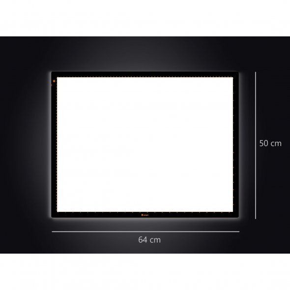 Daylight Wafer 3 Light Pad A2 (Lichtbox / B64xH50xT0,8 cm / dimmbar)