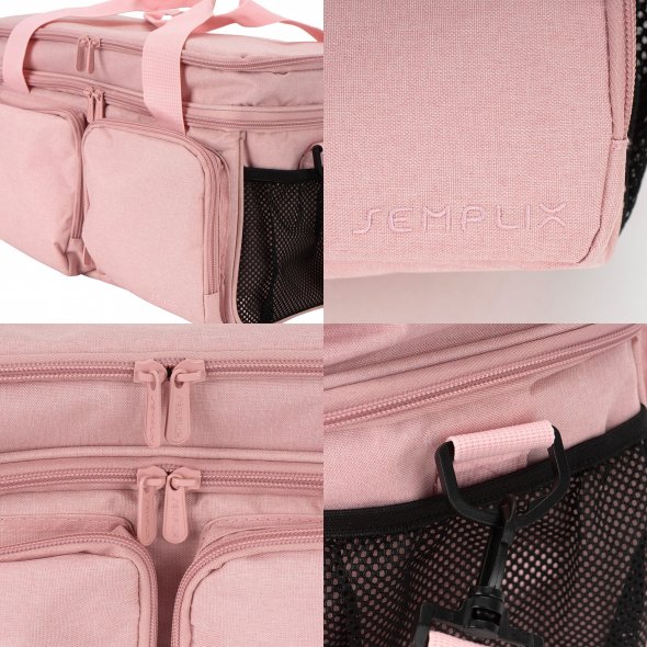 Semplix Multifunktionstasche rosé (38 x 18 x 19 cm)