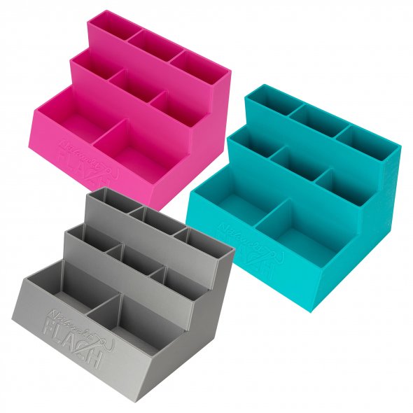 Tisch-Organizer Kunststoff (14,6 x 11,7 x 9,7 cm / verschiedene Farben)