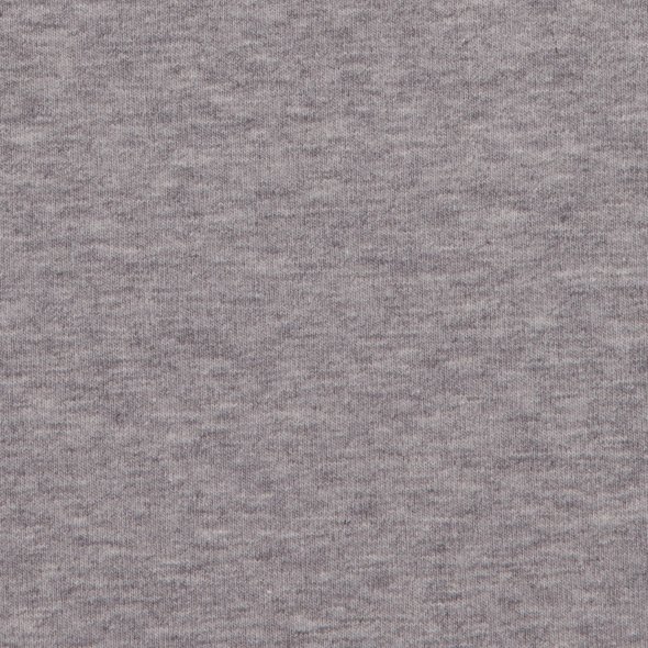 Baumwoll Sweat Stoff Eike angeraut melange - Eike melange von Swafing 001183-hellgrau: 1,0m