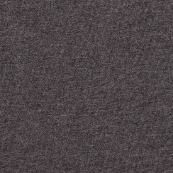 Baumwoll-Sweat Stoff Eike angeraut melange - Eike melange von Swafing 001285-dunkelgrau: 1,0m