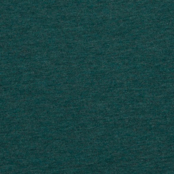 Baumwoll Sweat Stoff Eike angeraut melange - Eike melange von Swafing 001563-dunkelgrün: 1,0m