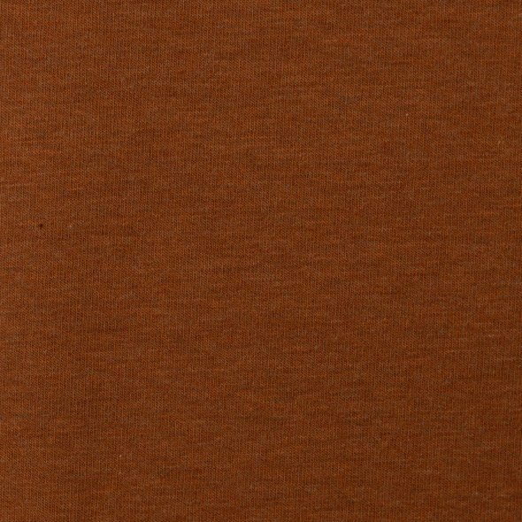 Baumwoll Sweat Stoff Eike angeraut melange - Eike melange von Swafing 001715-kupfer: 1,0m