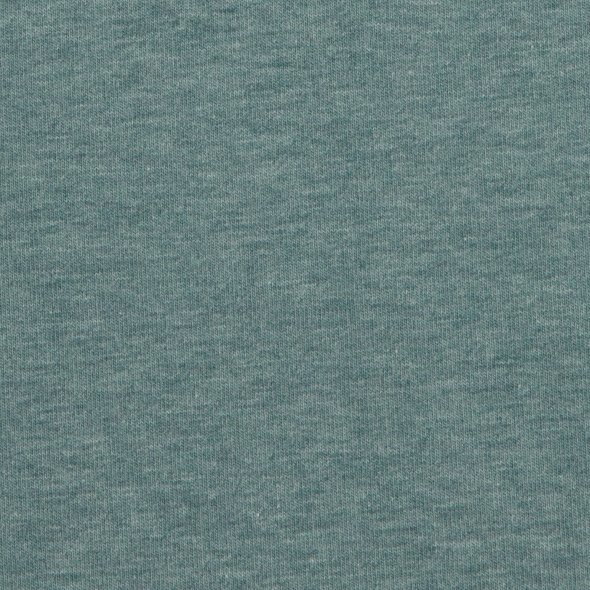 Baumwoll Sweat Stoff Eike angeraut melange - Eike melange von Swafing 001742-rauchblau: 1,0m