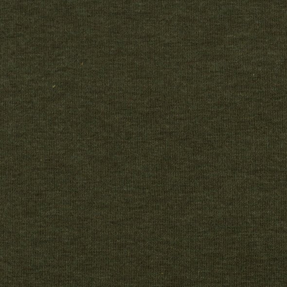 Baumwoll Sweat Stoff Eike angeraut melange - Eike melange von Swafing 001769-khaki: 1,0m