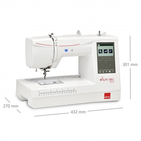 Elna 802 eXpressive Computer Stickmaschine mit Kreativbox