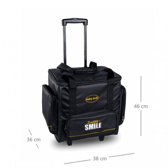 Baby Lock Overlock-Koffer/Trolley klein (Canvas / schwarz)