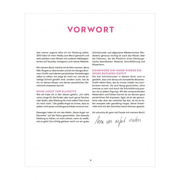 EMF "Keine Angst vor Klamotte - Casual Business Outfit nähen" - Anna Stallmeyer