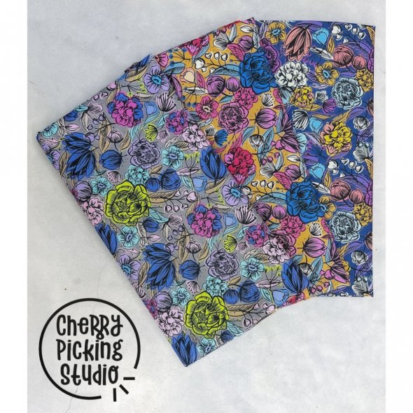 Oxfordgewebe/Oxfordstoff Floral by Cherry Picking: 1,0m