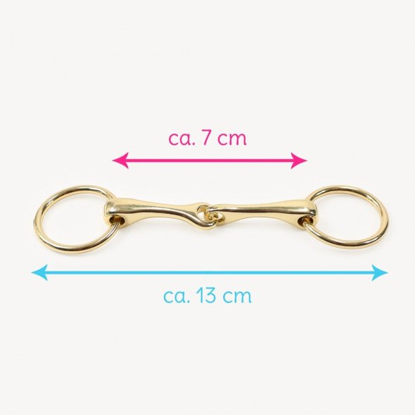 Kullaloo Hobby Horse Gebiss/Wassertrense gold (3er Set)