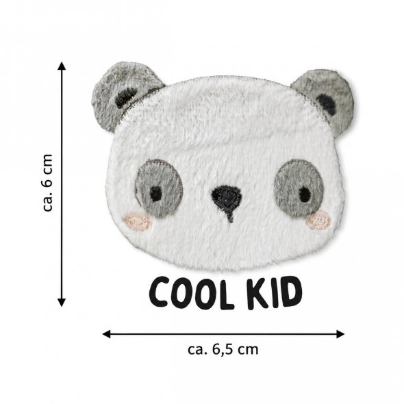 Paul und Clara Teddy Patch Iron-On Panda