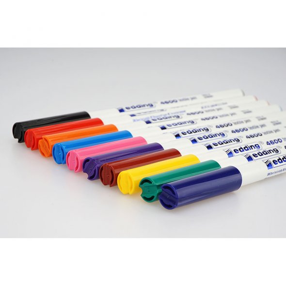 Edding 4600 textile marker Box (Basic / 10 Farben)