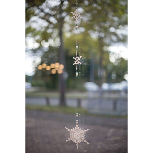 Windesign Stickmuster USB „Schneeflocken“ (freistehende Spitzenstickerei)