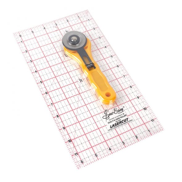 Sew Easy Quilter Set klein A3 (Schneidematte/Lineal/Rollschneider)