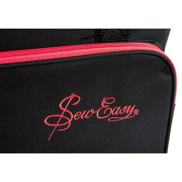 Sew Easy Nähmaschinentasche (schwarz/rot)