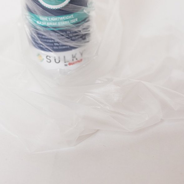 SULKY Solvy (25 cm x 10 m/ transparent/ wasserlösliche Folie)