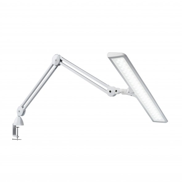 Daylight Lumi LED Arbeitsplatzleuchte (weiß/ Klemm/ dimmbar)
