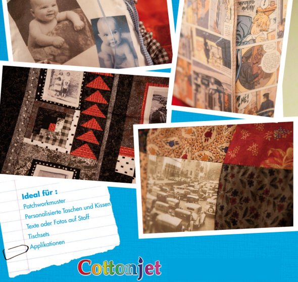 Cottonjet "Baumwolle" zum Aufbügeln (2 x DIN A4)