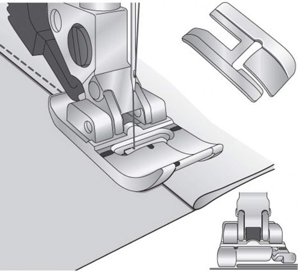 Pfaff Ausgleichsfuß (für IDT-System)