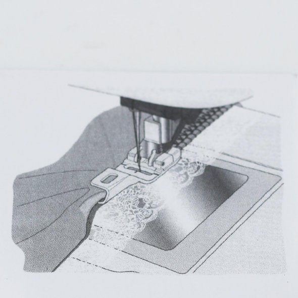 Pfaff Kantensäumerfuß (für IDT-System)