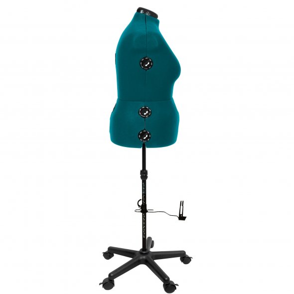 Schneiderpuppe/ Schneiderbüste DIANA "D" XL Jade mit Rollen (verstellbar)