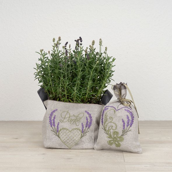 Windesign Stickmuster USB "Lavendel" (7 Stickmuster)
