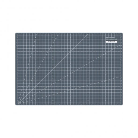 Semplix Schneidematte hellgrau-grau (90 x 60 cm/ 35 x 24 inch) A1