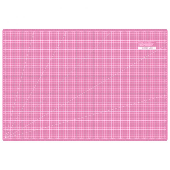 Semplix Schneidematten-Set A1 pink/ lila + GRATIS Prym Aqua-Trickmarker