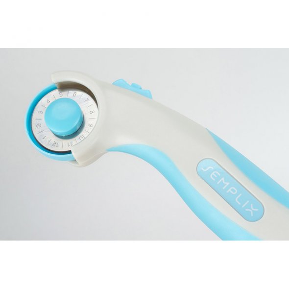 Semplix Rollschneider Mini Soft Griff (28 mm/ blau)