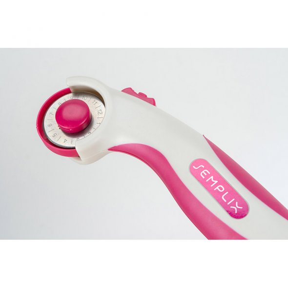 Semplix Rollschneider Mini Soft Griff (28 mm/ pink)