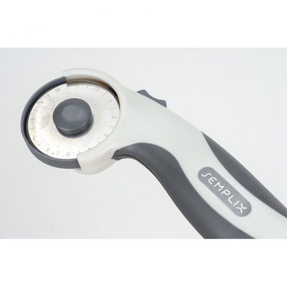 Semplix Rollschneider Maxi Soft Griff (45 mm/ grau)
