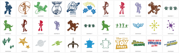 Brother Mustersammlung Disney Toy Story - 33 Designs